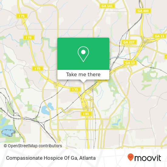 Compassionate Hospice Of Ga map