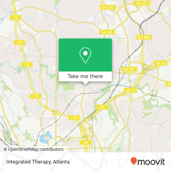 Integrated Therapy map