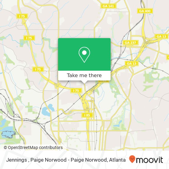 Mapa de Jennings , Paige Norwood - Paige Norwood