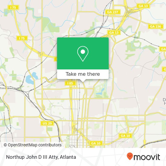 Northup John D III Atty map