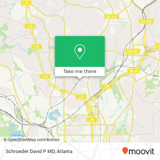 Schroeder David P MD map