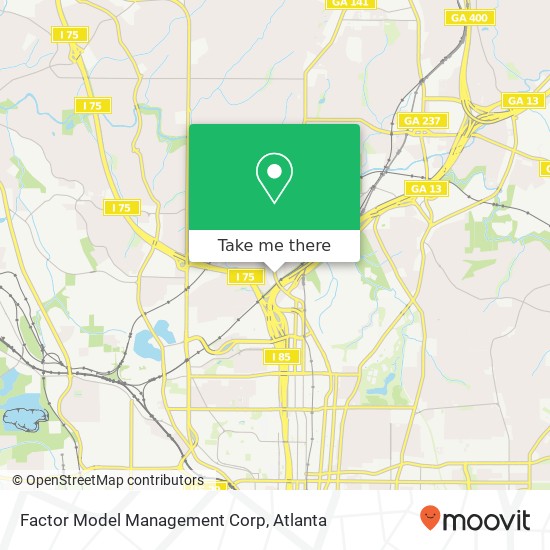 Factor Model Management Corp map