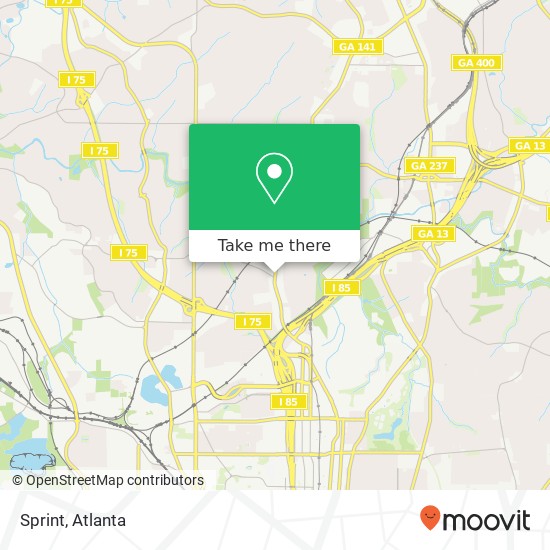 Mapa de Sprint