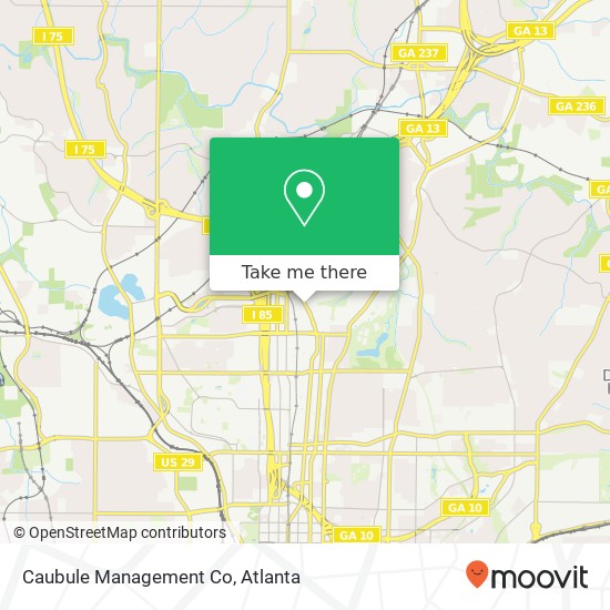 Caubule Management Co map