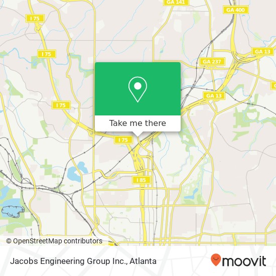 Jacobs Engineering Group Inc. map