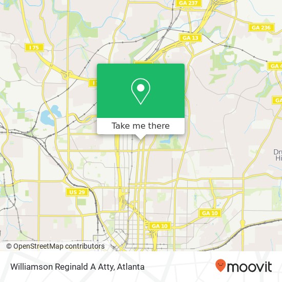 Williamson Reginald A Atty map