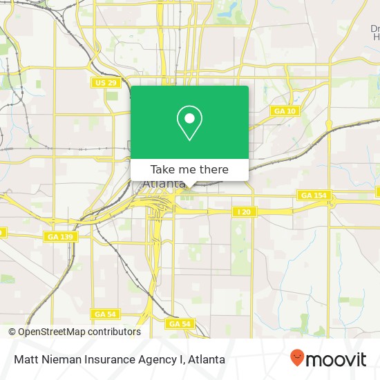 Mapa de Matt Nieman Insurance Agency I