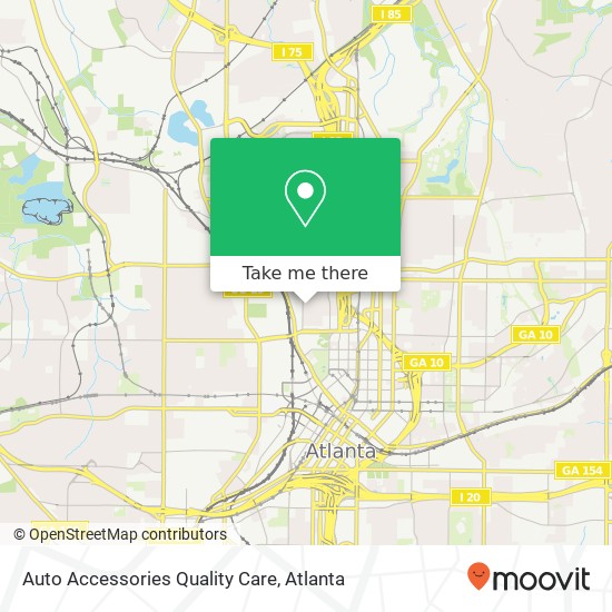 Mapa de Auto Accessories Quality Care