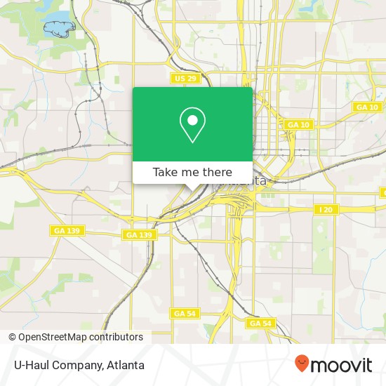 U-Haul Company map