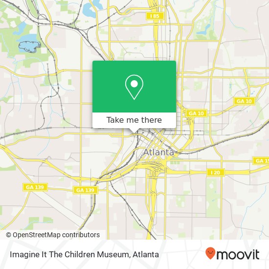 Imagine It The Children Museum map