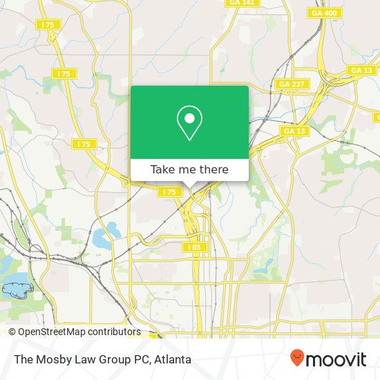 Mapa de The Mosby Law Group PC