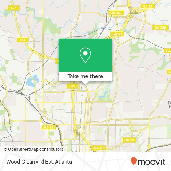 Wood G Larry Rl Est map