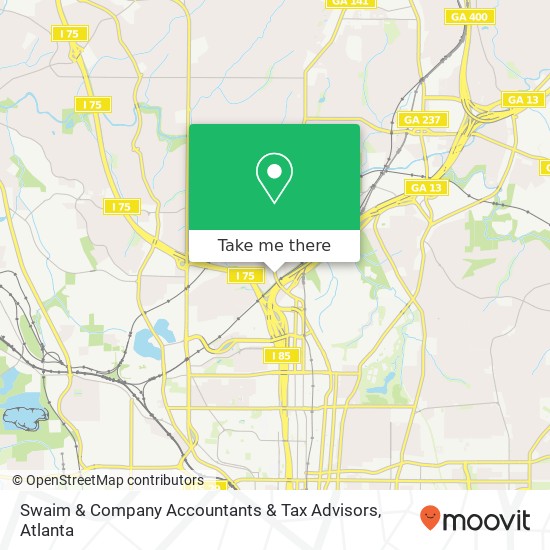 Mapa de Swaim & Company Accountants & Tax Advisors