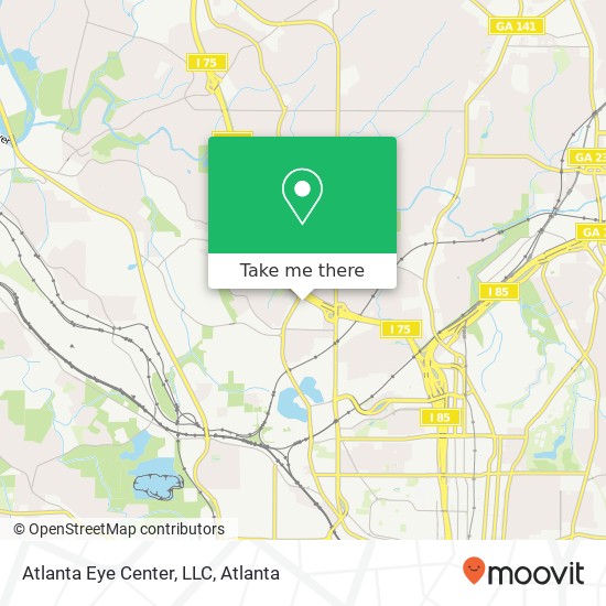 Atlanta Eye Center, LLC map