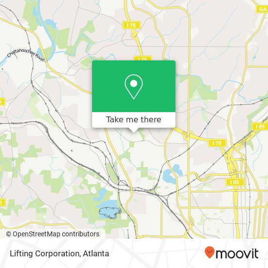 Lifting Corporation map