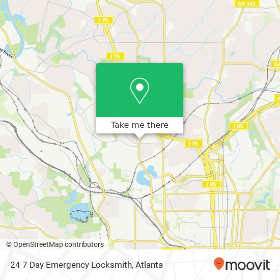 Mapa de 24 7 Day Emergency Locksmith