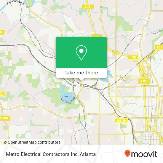 Mapa de Metro Electrical Contractors Inc