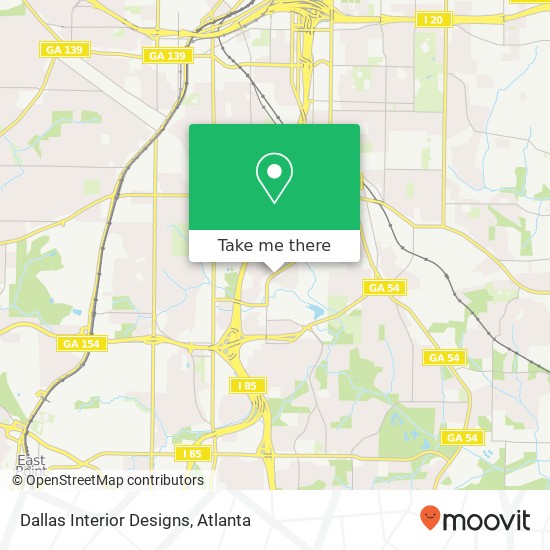 Dallas Interior Designs map