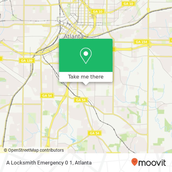 A Locksmith Emergency 0 1 map