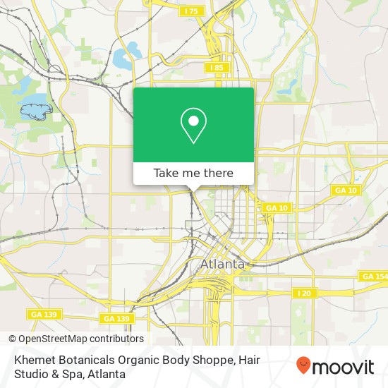 Khemet Botanicals Organic Body Shoppe, Hair Studio & Spa map