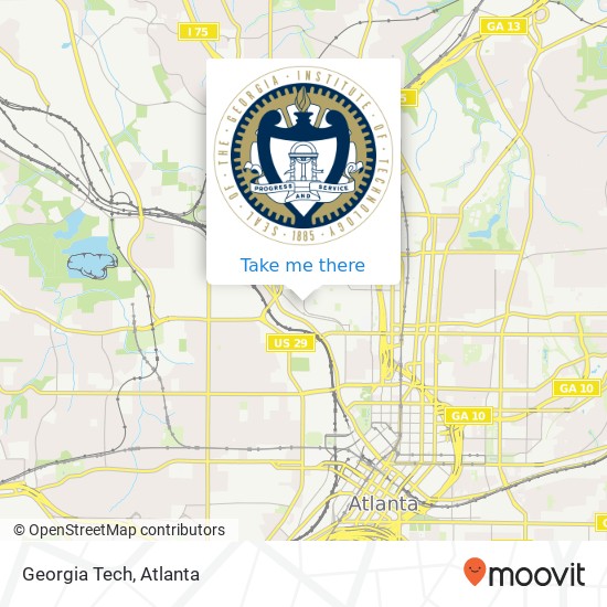 Mapa de Georgia Tech