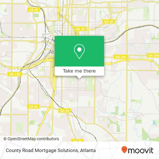 County Road Mortgage Solutions map