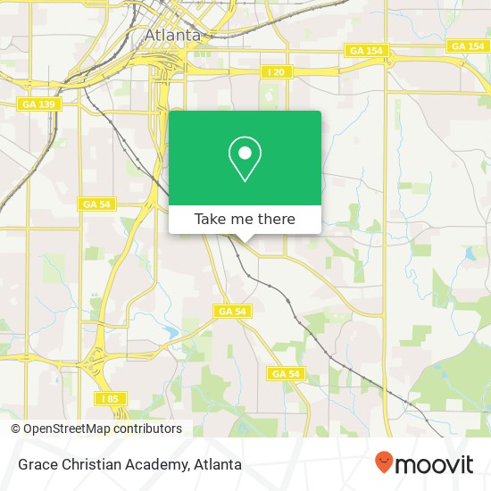 Mapa de Grace Christian Academy