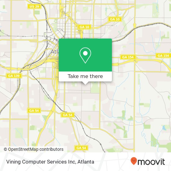 Vining Computer Services Inc map