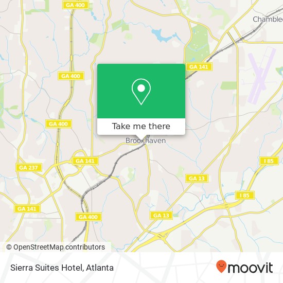 Sierra Suites Hotel map