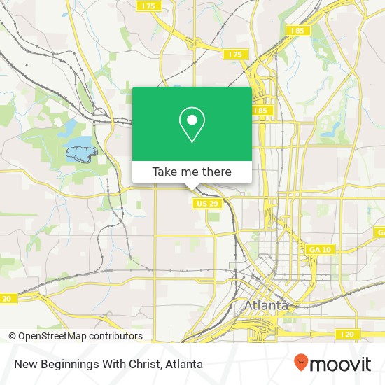 Mapa de New Beginnings With Christ