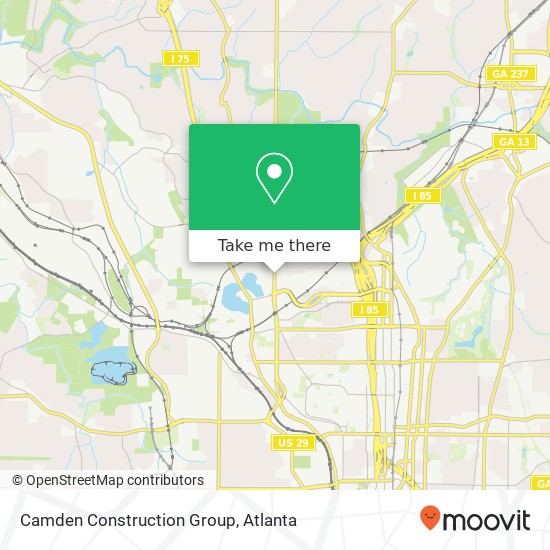 Camden Construction Group map