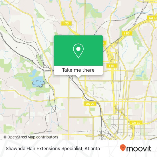 Shawnda Hair Extensions Specialist map