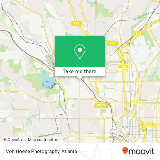 Von Hoene Photography map