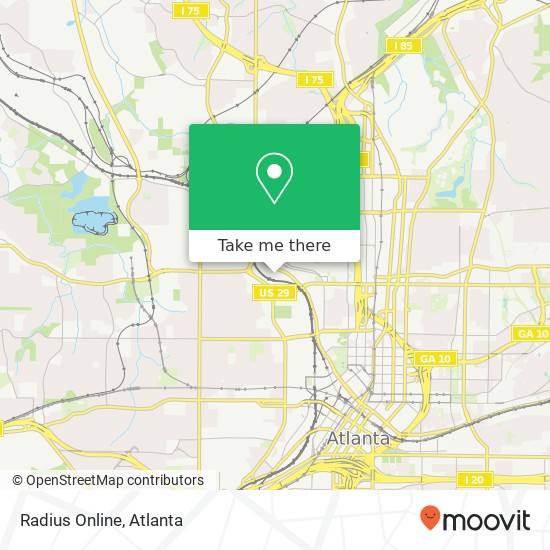 Radius Online map