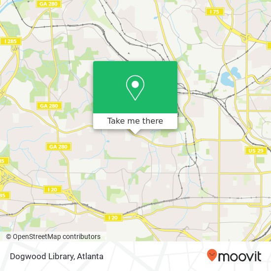 Mapa de Dogwood Library