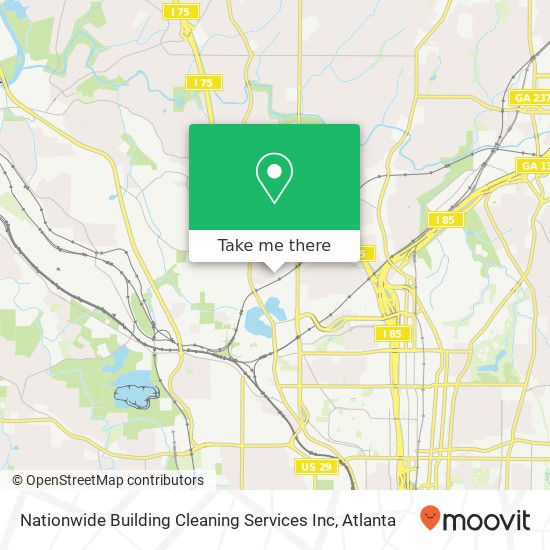 Mapa de Nationwide Building Cleaning Services Inc