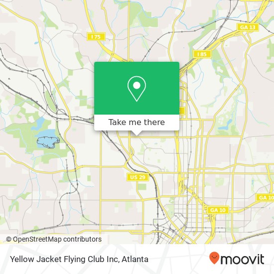 Yellow Jacket Flying Club Inc map