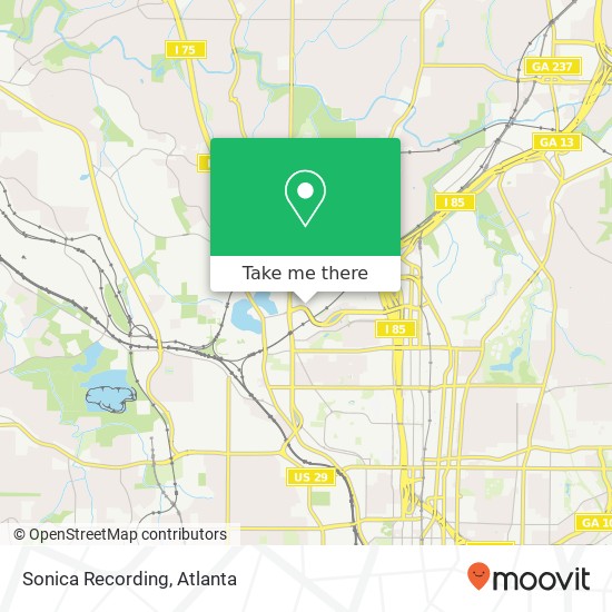 Sonica Recording map