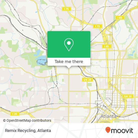 Remix Recycling map