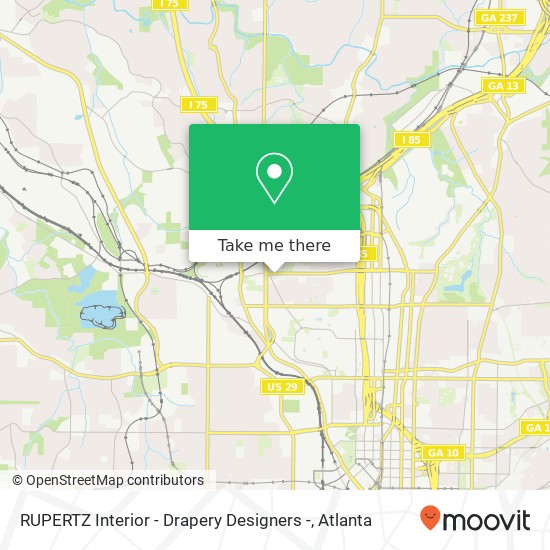 Mapa de RUPERTZ Interior - Drapery Designers -