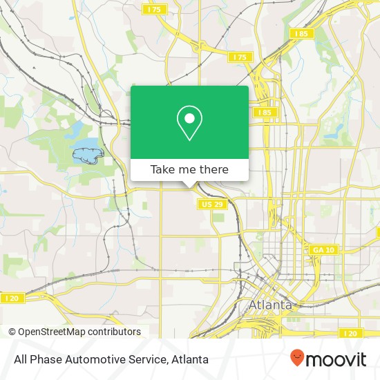 Mapa de All Phase Automotive Service