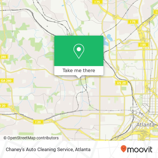 Mapa de Chaney's Auto Cleaning Service