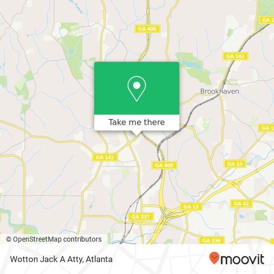Mapa de Wotton Jack A Atty
