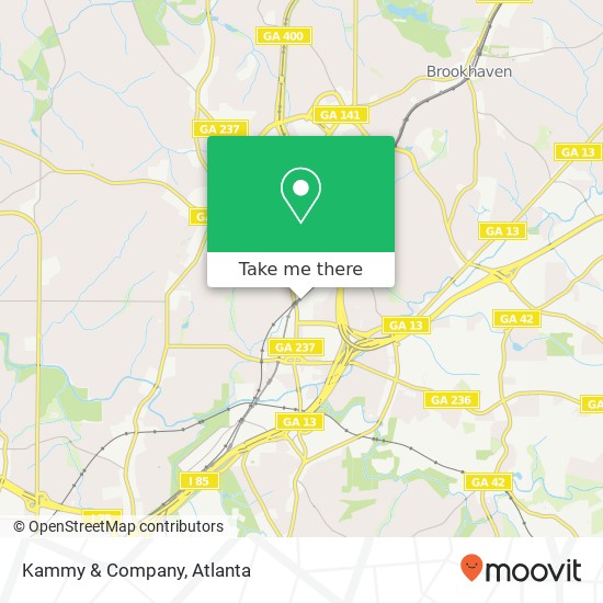 Mapa de Kammy & Company