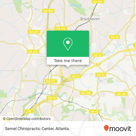 Semel Chiropractic Center map