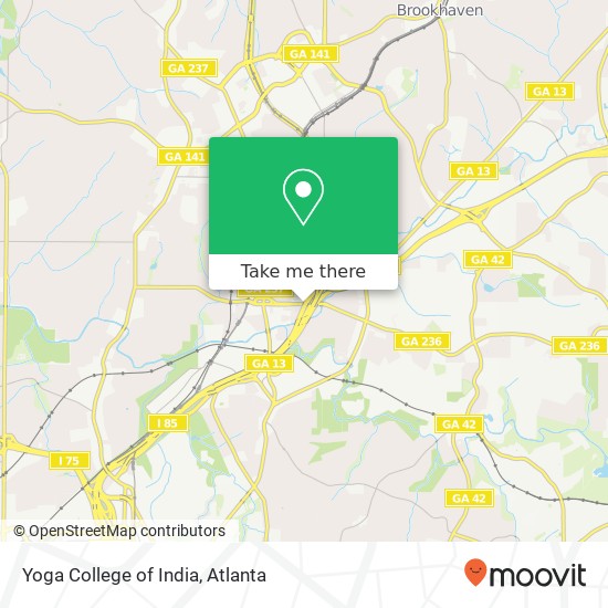 Yoga College of India map