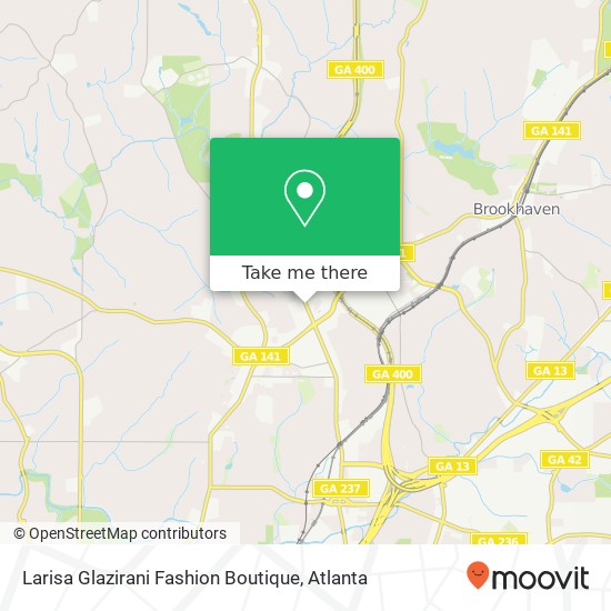 Mapa de Larisa Glazirani Fashion Boutique