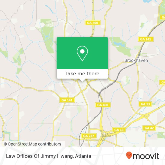 Mapa de Law Offices Of Jimmy Hwang