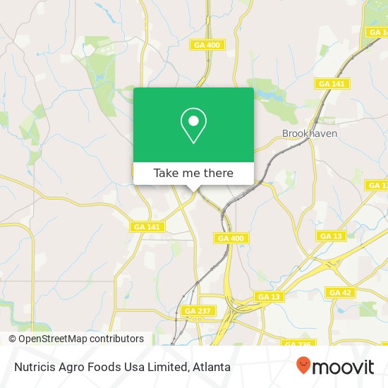 Nutricis Agro Foods Usa Limited map