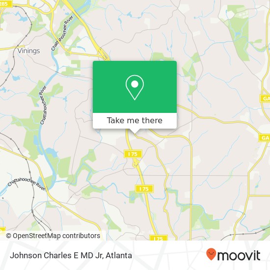 Johnson Charles E MD Jr map